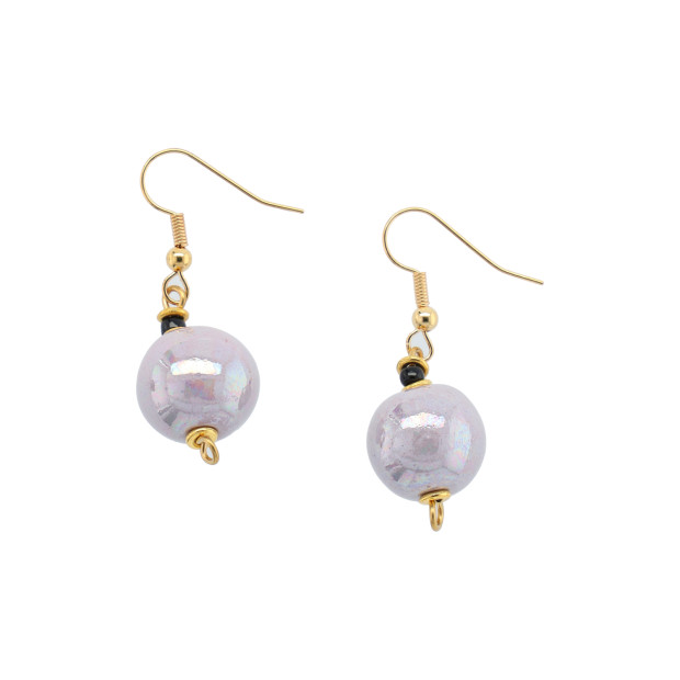 EARRING ROUND &#8211; Lilac Mop