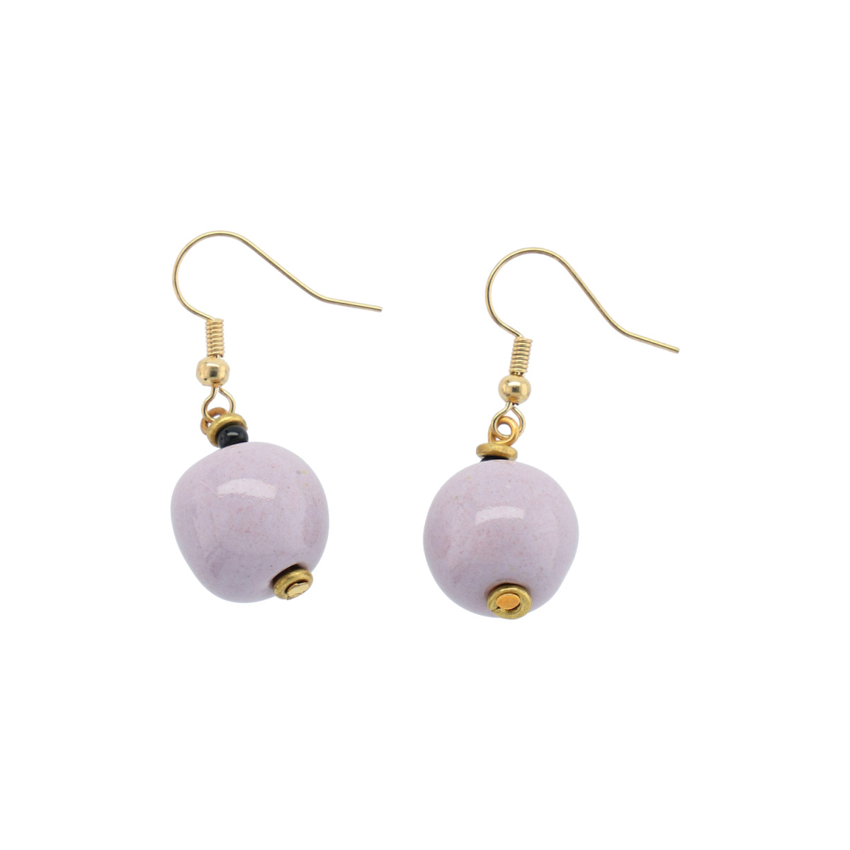 EARRING ROUND &#8211; Lilac