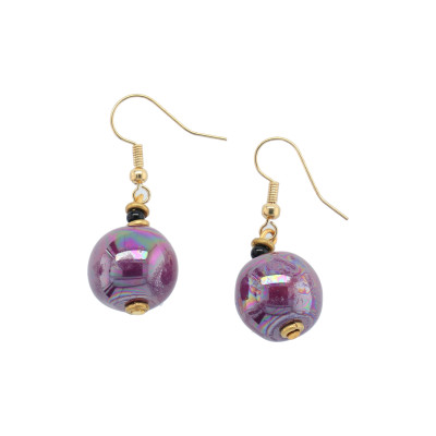EARRING ROUND &#8211; Violet Mop